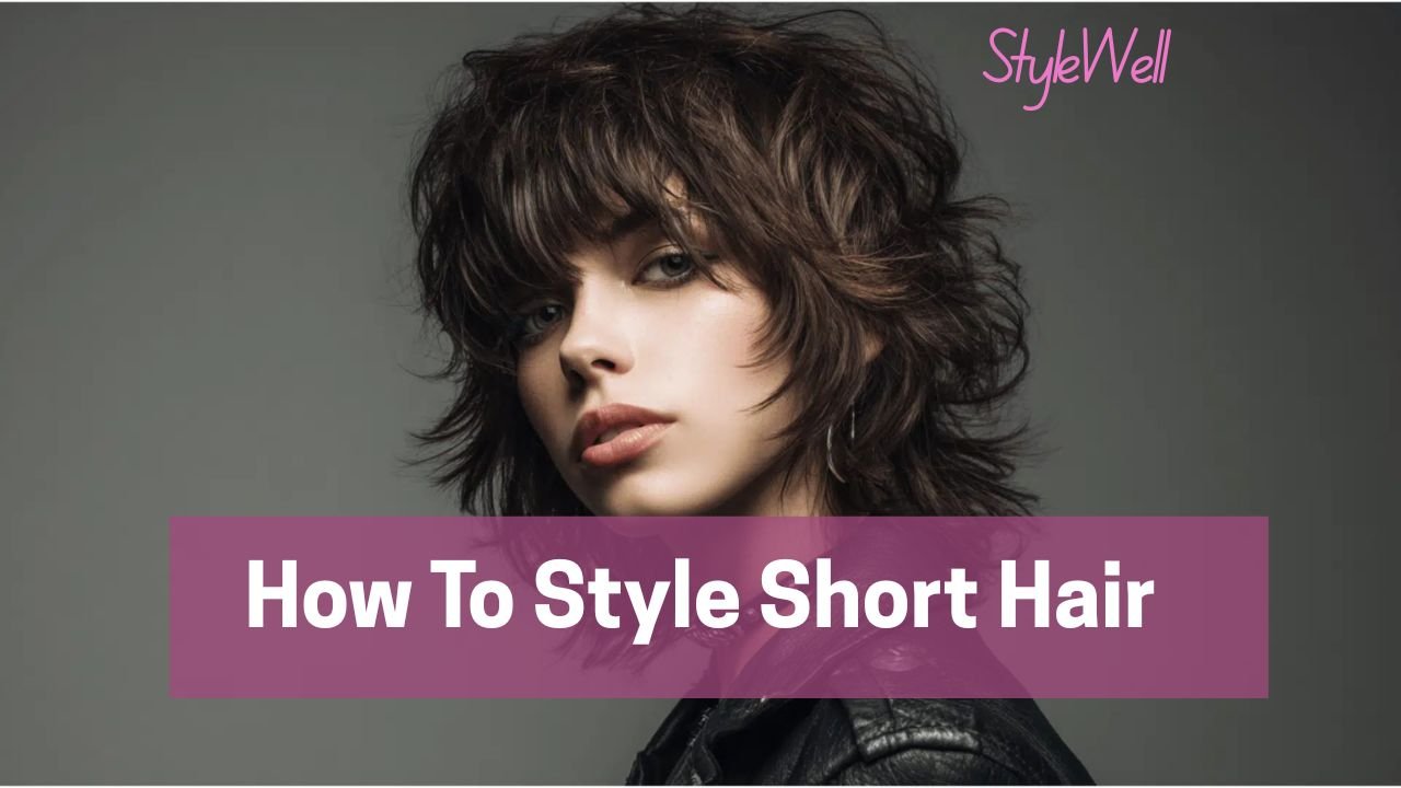 How To Style Short Hair - Style Well Blog - Lifestyle and Wellness Blog