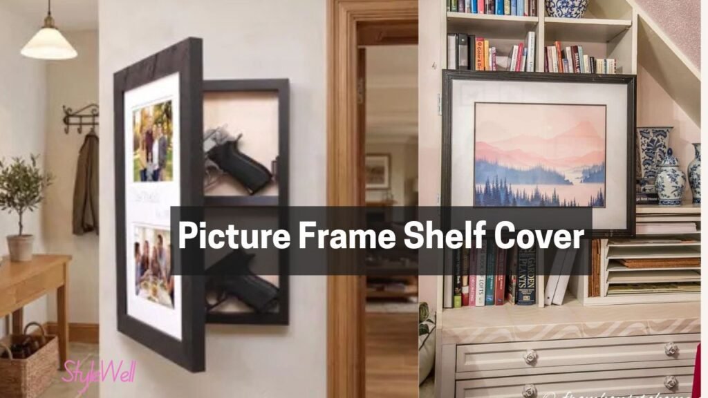 5. Picture Frame Shelf Cover
