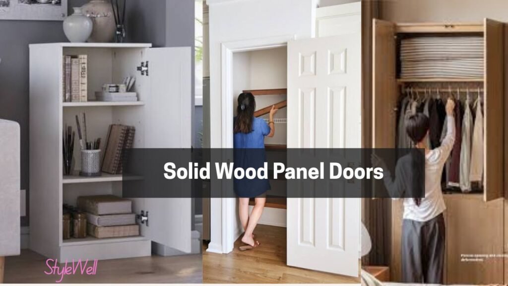 3. Solid Wood Panel Doors