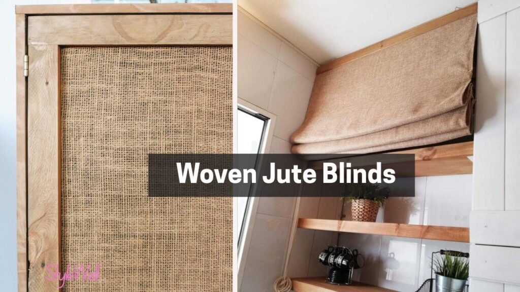 8. Woven Jute Blinds Used in Eco-friendly Interiors
