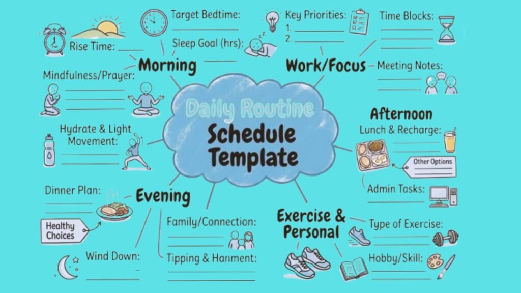 daycare daily routine schedule