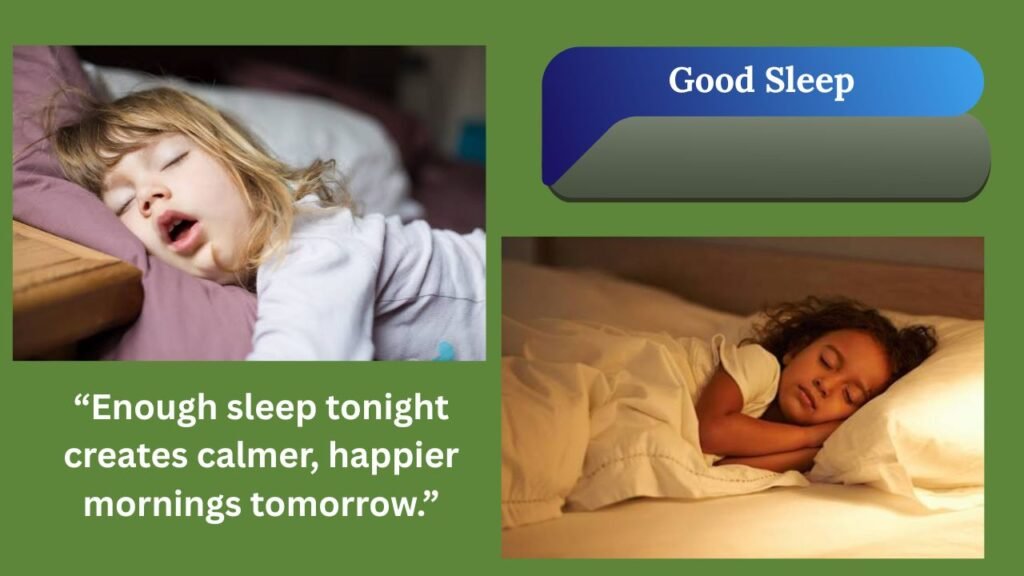 1. Make Sure Your Child Gets Enough Sleep