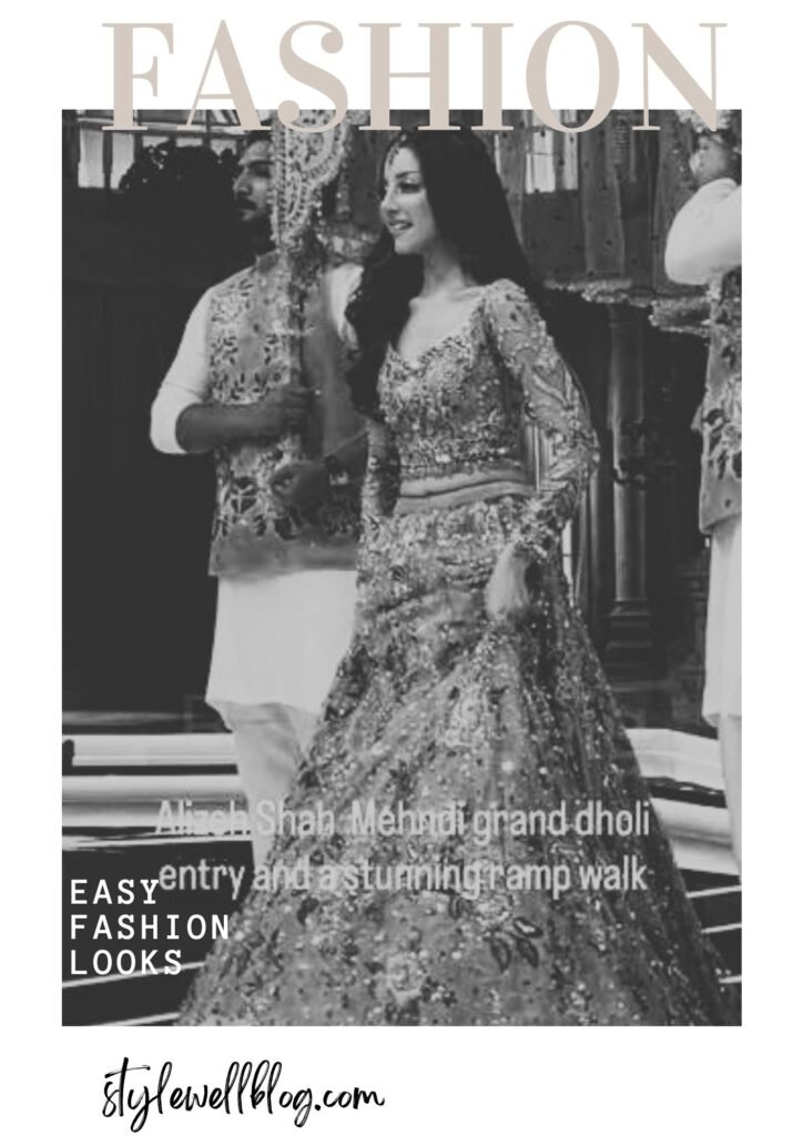 Alizeh Shah's BridalLook with Mehndi Grand Doli Entry and Ramp Walk at Kashee's Bridal Festival 2026