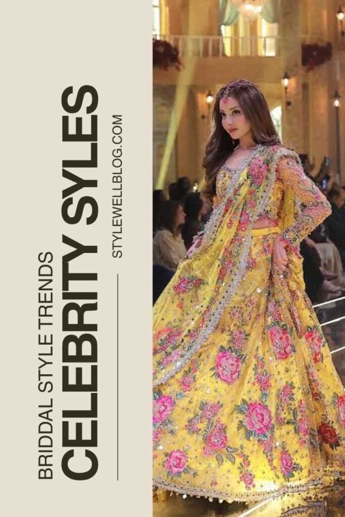 A Pakistani Festive Celebrity Styling for Henna Celebrations - Alizeh Shah